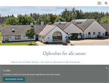 Tablet Screenshot of gallerimunken.dk